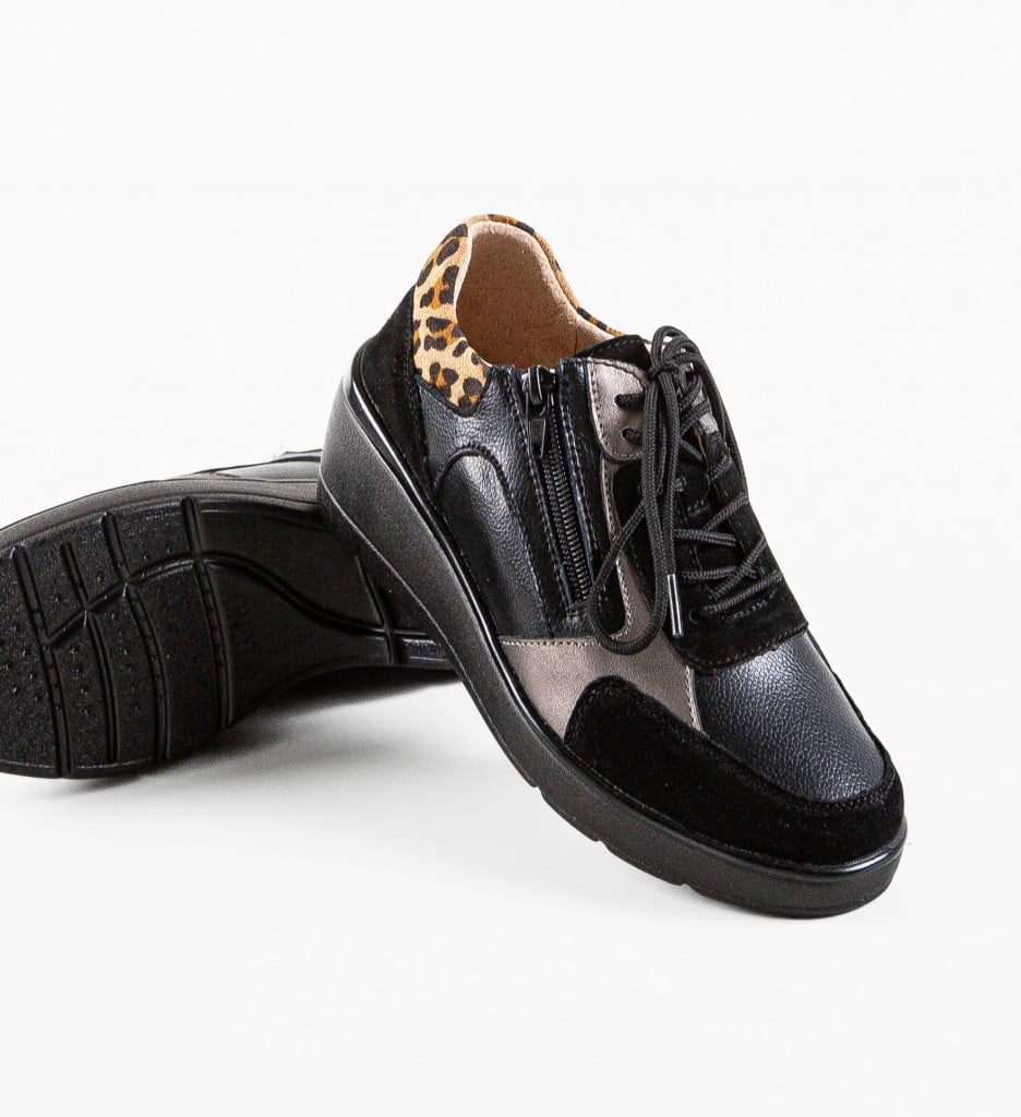 Sneakers Dama Nysa Negri | Confort si Stil Urban - imagine 16