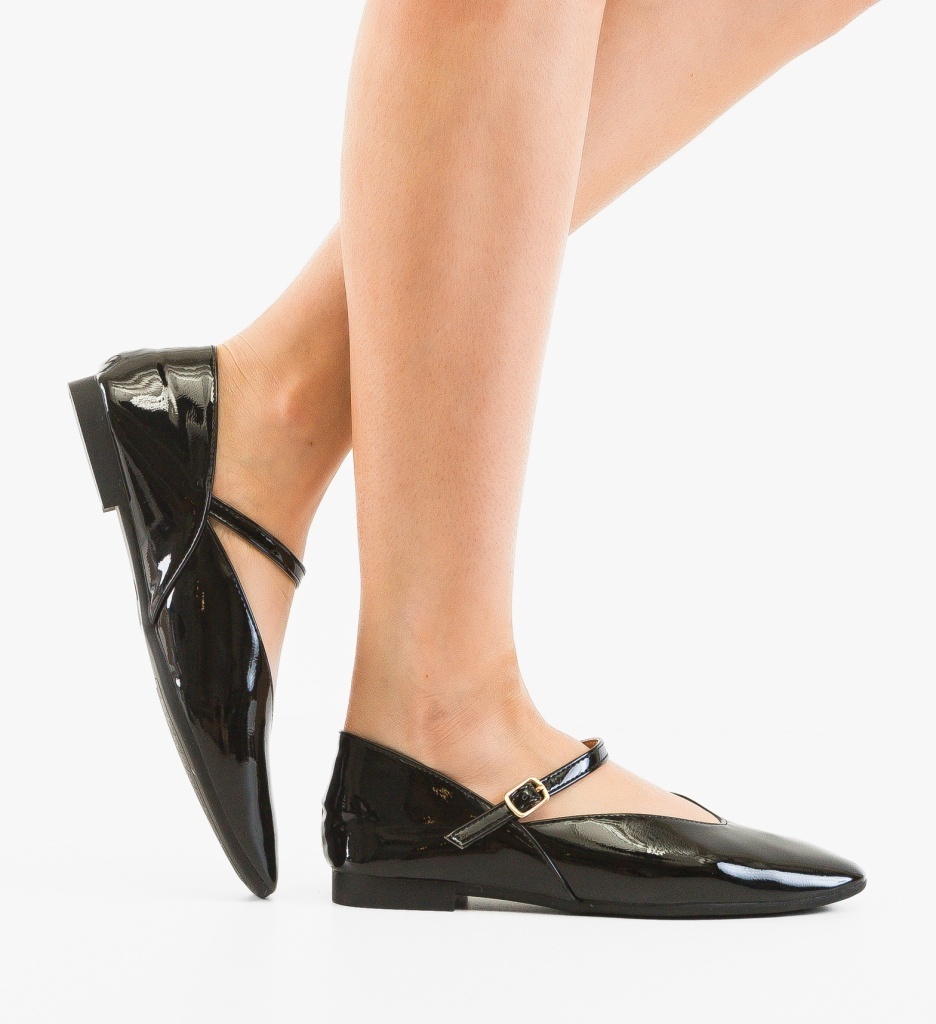 Balerini dama Perre Negri Casual Confortabili - imagine 5