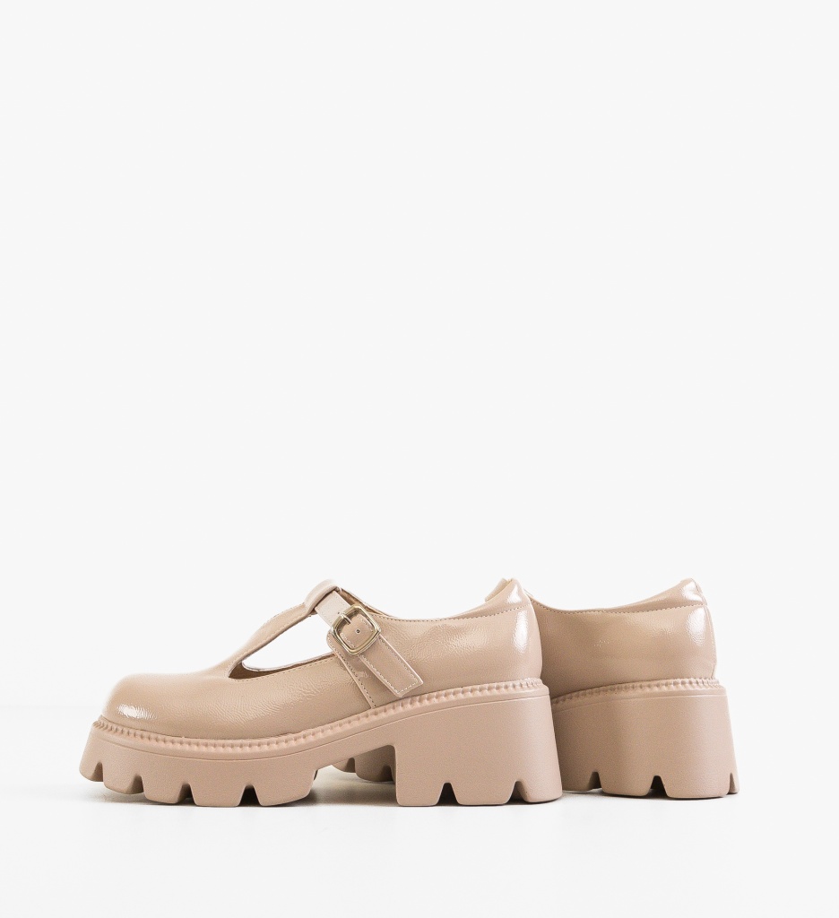 Pantofi Casual Dama Fabox Bej | Confort & Stil - imagine 4