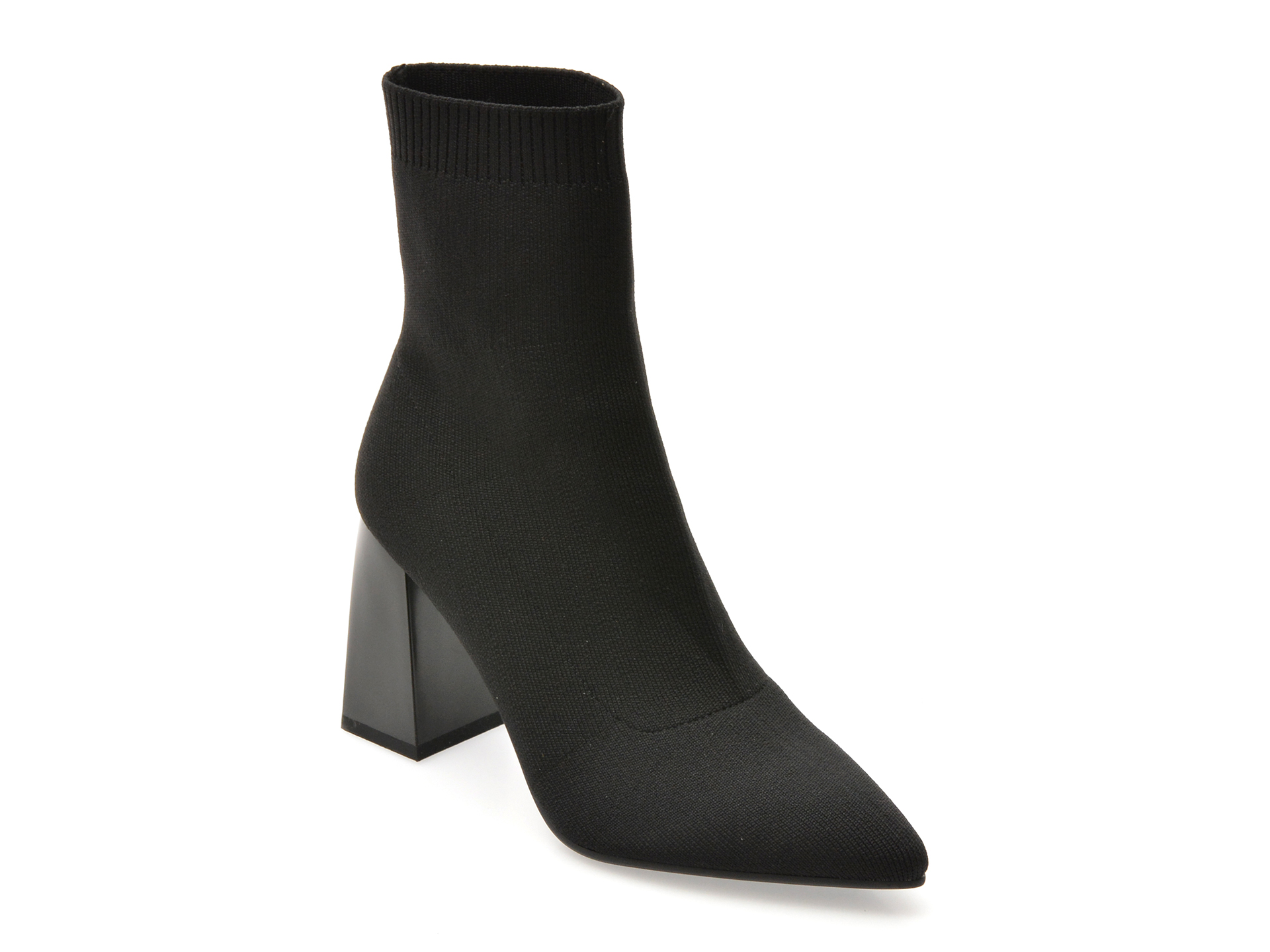 Botine Flavia Passini Negre Textil Elegante