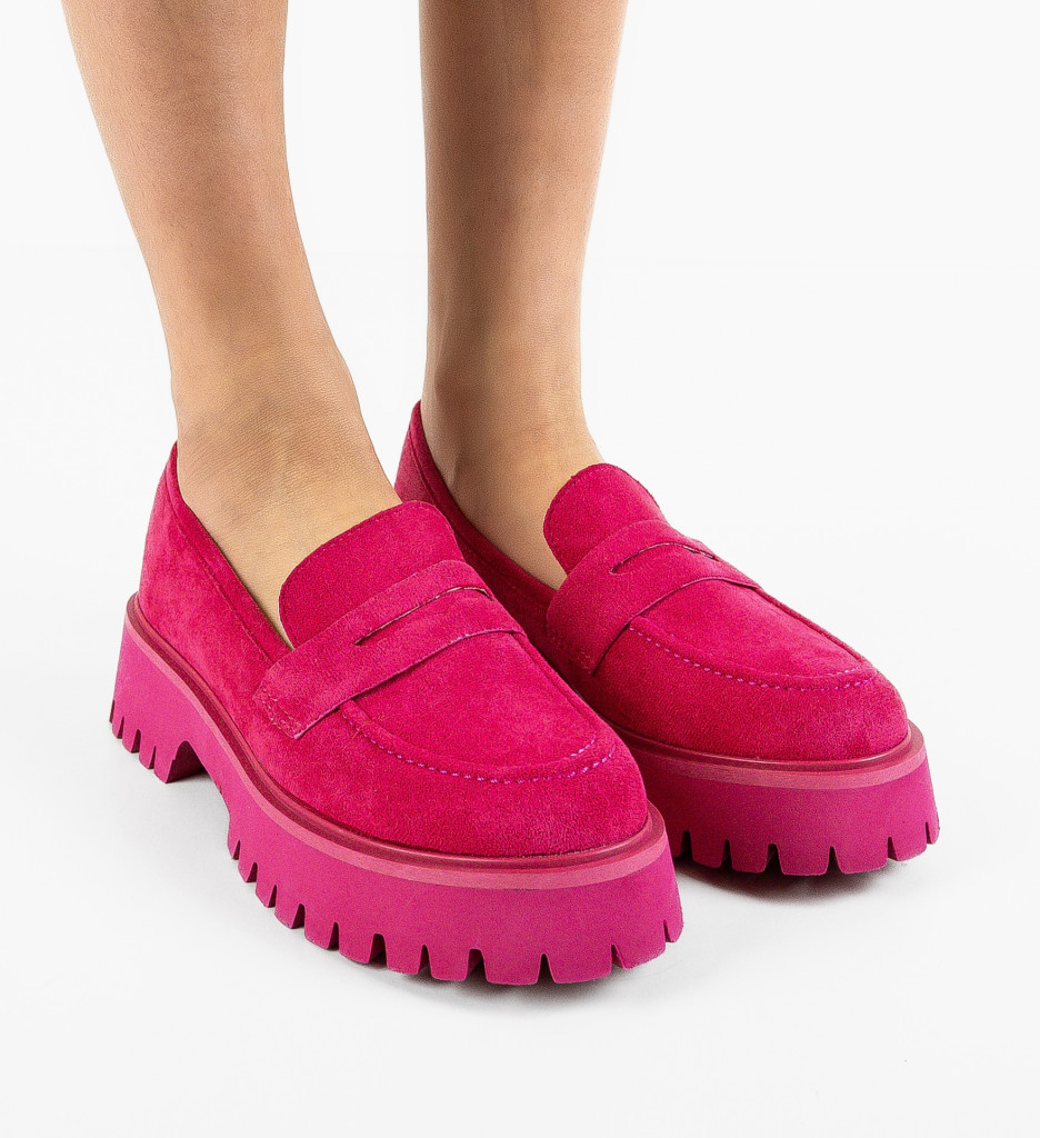 Pantofi Casual Stein Fuchsia - Confort și Stil - imagine 4