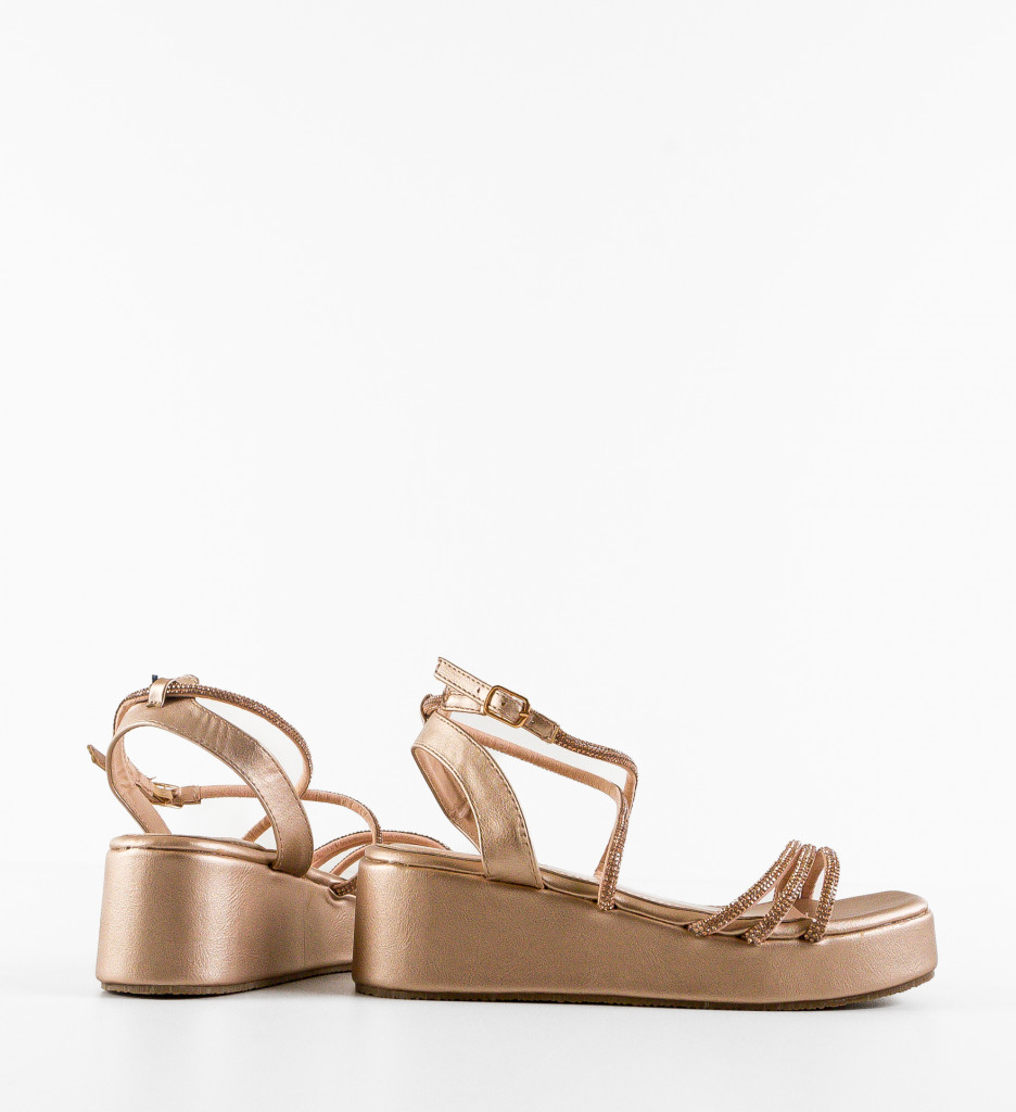 Sandale Dama Okel Bronze - Eleganță și Confort - imagine 5