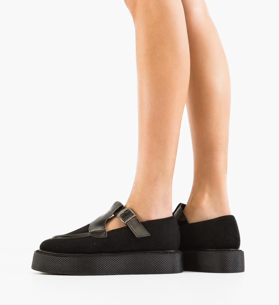 Pantofi Casual Teylar Negri - Confort și Stil - imagine 2