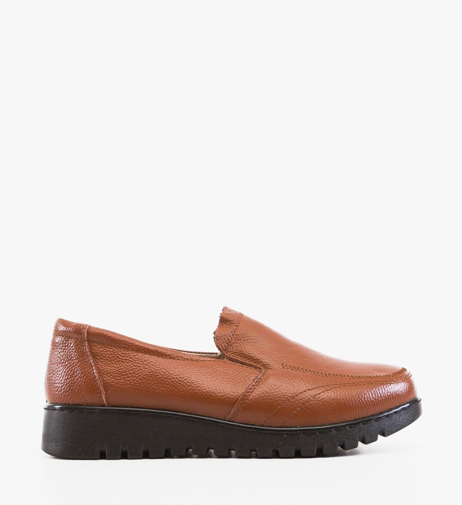 Pantofi Casual Gherghy Camel Eleganți - imagine 6