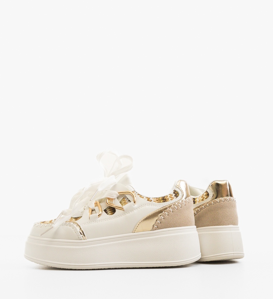 Sneakers Dama Verana Aurii | Stil Urban - imagine 5