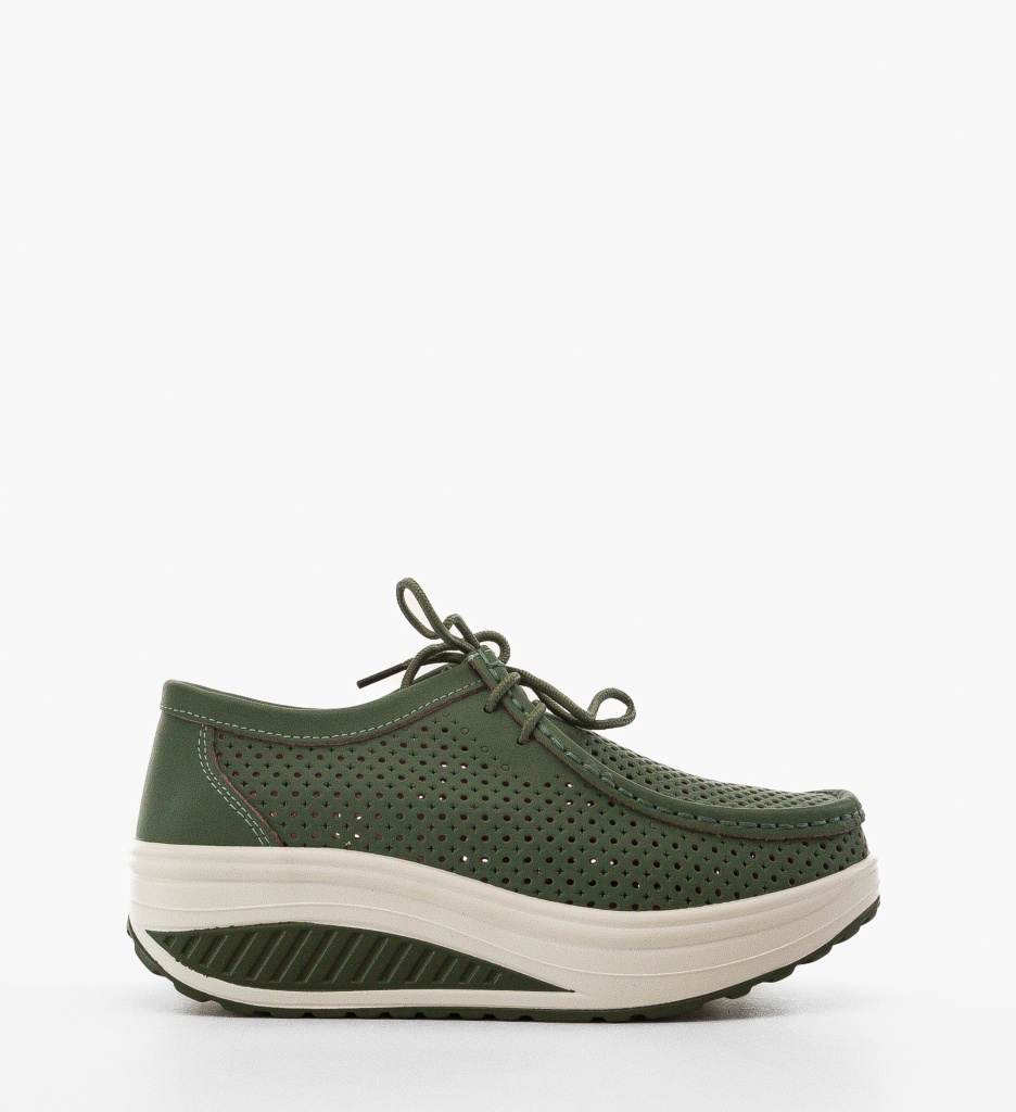 Pantofi Casual Baroco Verzi | Design Unic - imagine 7