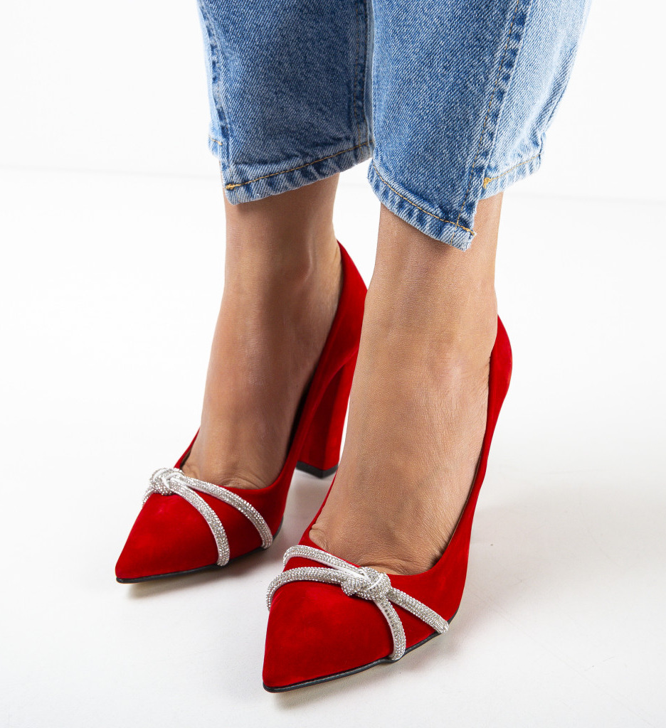 Pantofi Tuty Rosii - Eleganță și Stil Feminin - imagine 2