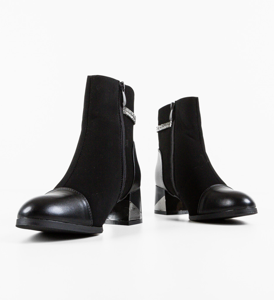 Botine Dama Riggs Negre | Stil și Confort - imagine 9
