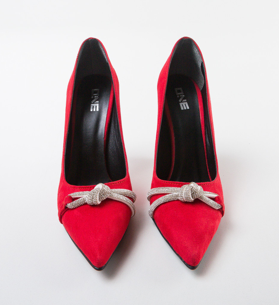 Pantofi Airline Rosii cu Toc - Eleganță și Stil - imagine 8
