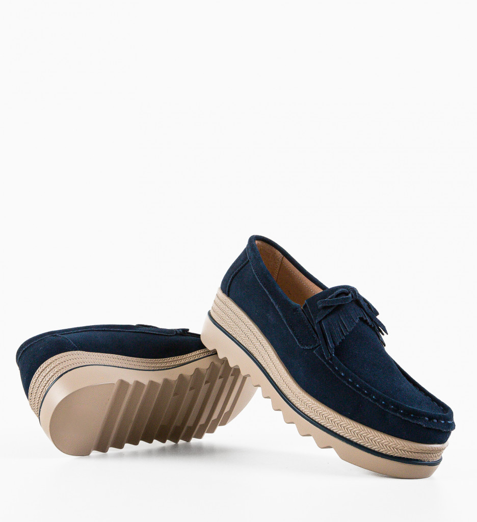Pantofi Casual Hipok Bleumarin | Confort Asigurat - imagine 5