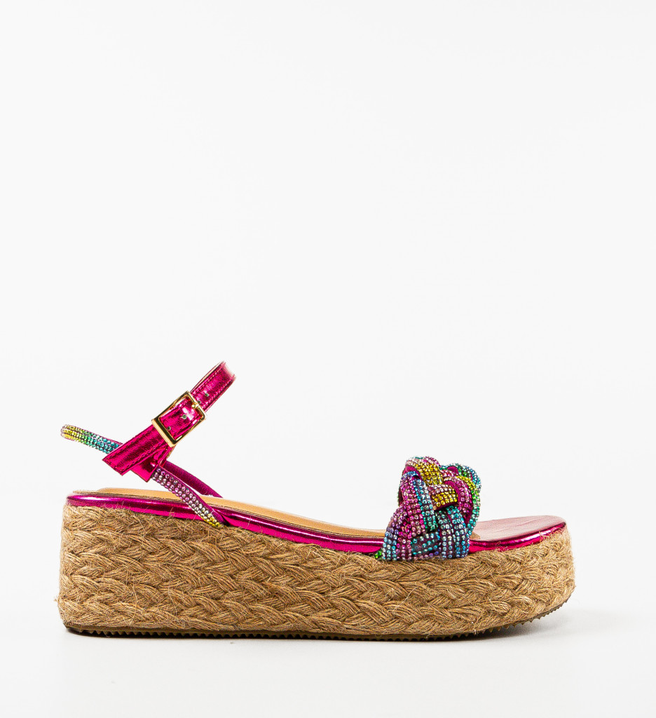 Sandale Floren Fuchsia - Eleganță și Confort - imagine 5
