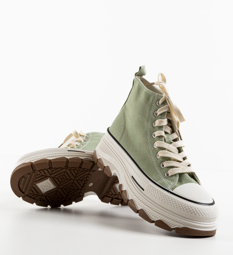 Sneakers Dama Puss Verzi - Confort și Stil - imagine 6
