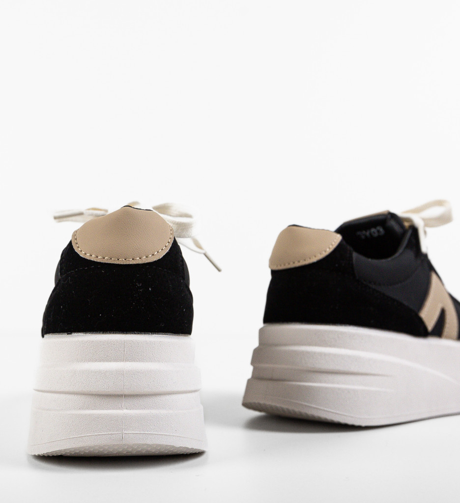 Sneakers Passya Negri | Confort și Stil Urban - imagine 6