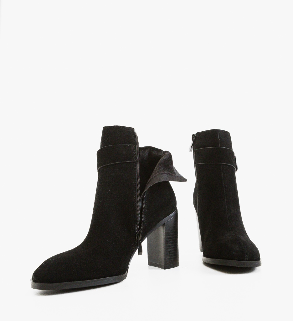Botine Glaray Negre Depurtat - Eleganță și Confort - imagine 3