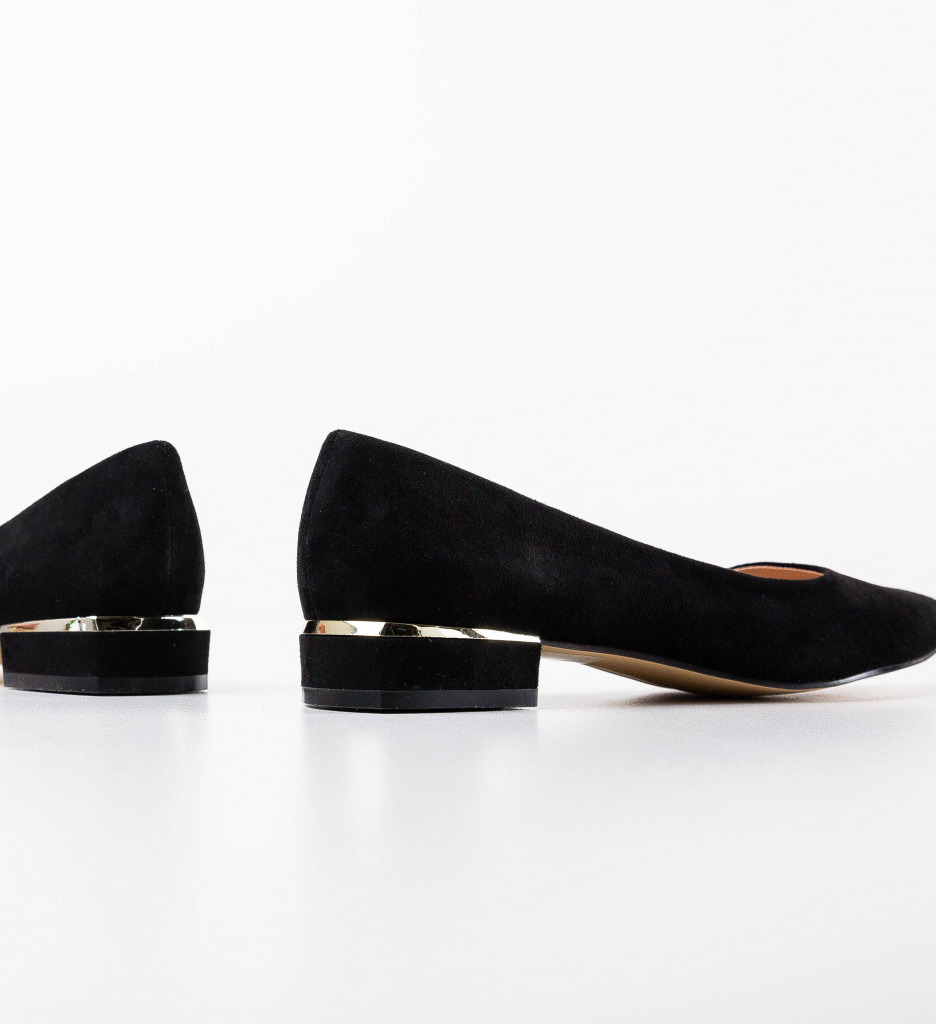 Pantofi Dama Depere Negri Eleganți - imagine 5