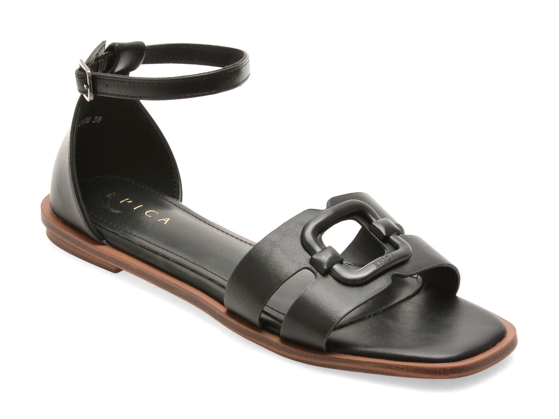 Sandale EPICA negre | Eleganță și confort - imagine 2