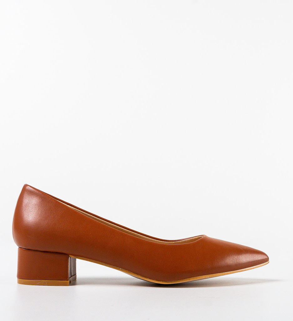 Pantofi Dama Rudd cu Toc Elegant - imagine 2