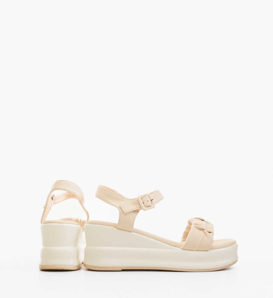 Platforme Nuska Bej | Confort și Eleganță - imagine 2
