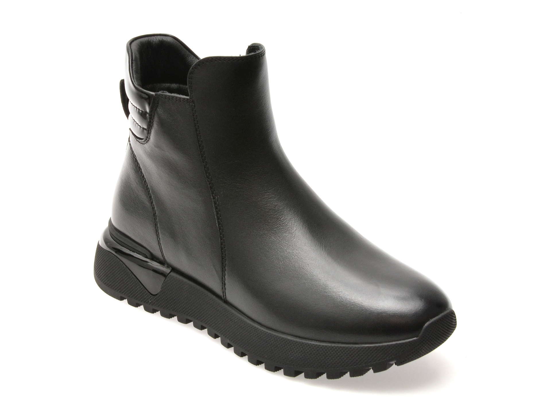 Ghete EPICA Negre din Piele | Eleganță Urbană