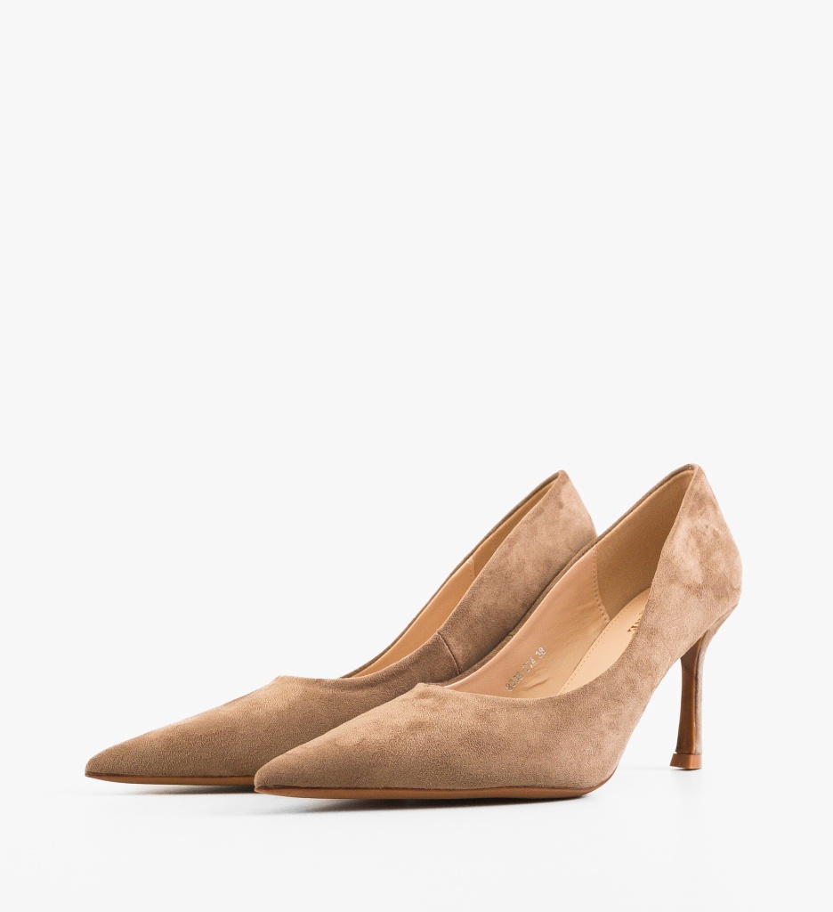 Pantofi Babs Khaki | Eleganți și Versatili - imagine 5