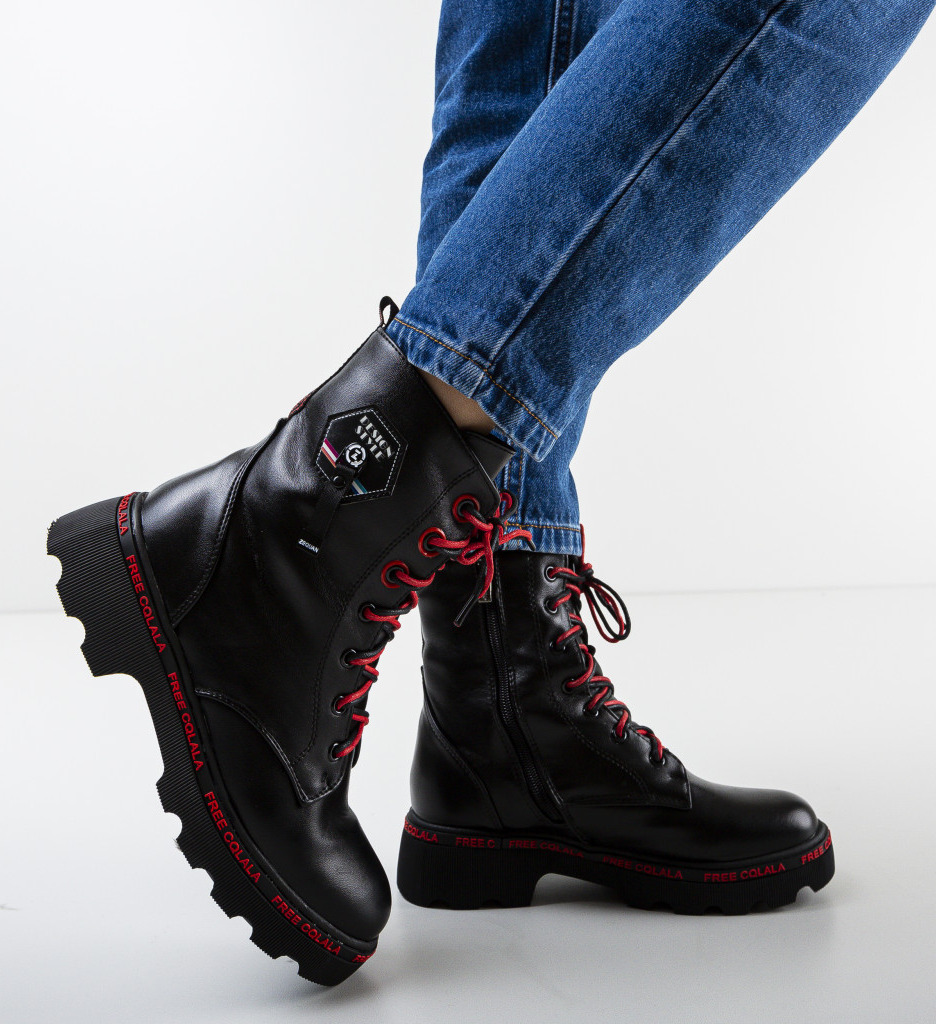 Ghete Sierra Negre Confortabile | Stil Urban - imagine 4