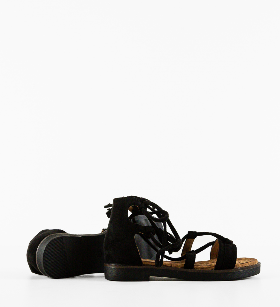 Sandale Dama Vremiz Negre | Eleganță și Confort - imagine 6