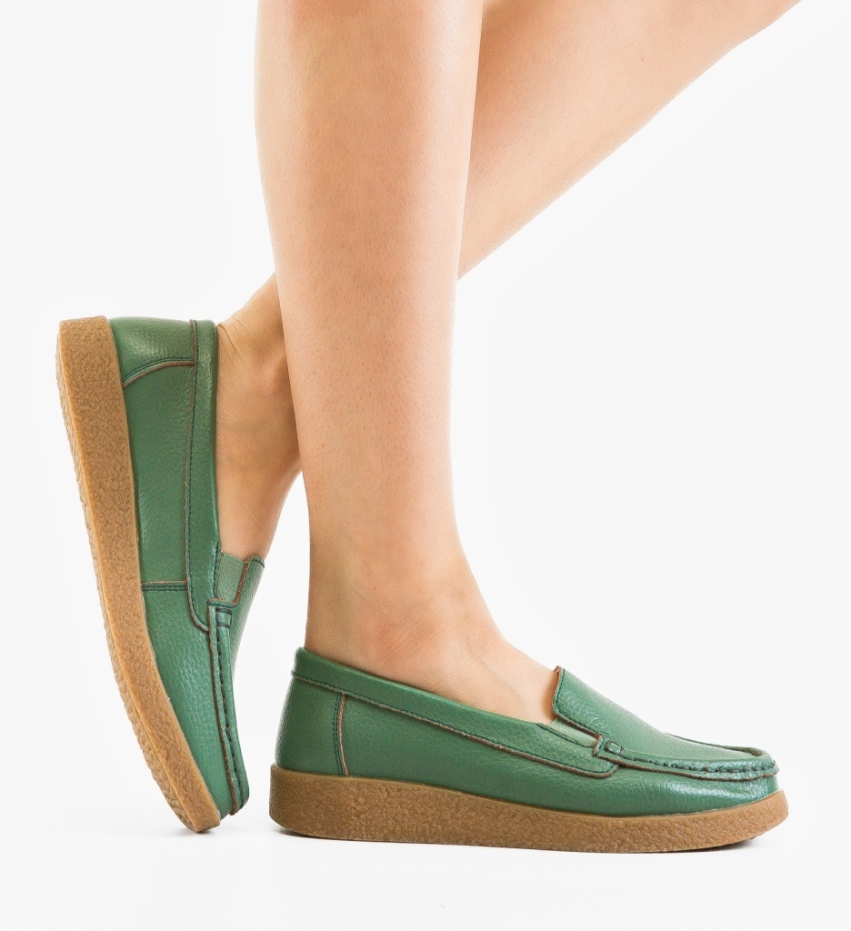 Pantofi Casual Cuzco Verzi - Confort și Stil - imagine 3