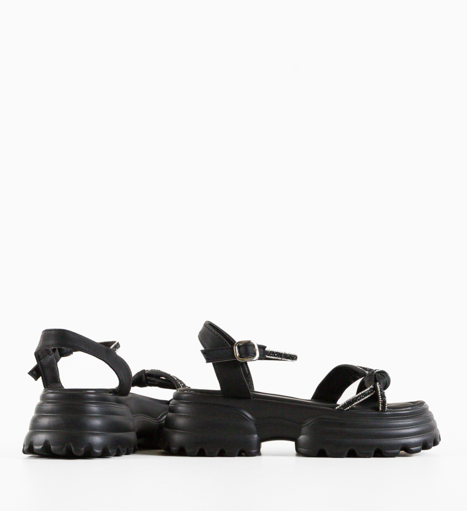 Sandale Dama Chariz Negre | Eleganță și Confort - imagine 6