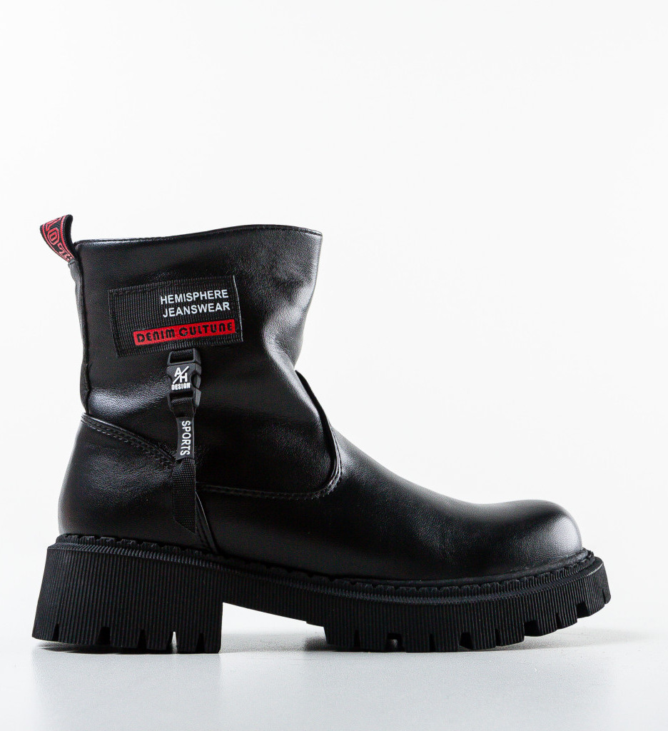 Ghete Sharples Negre - Stil și Confort Durabil - imagine 4