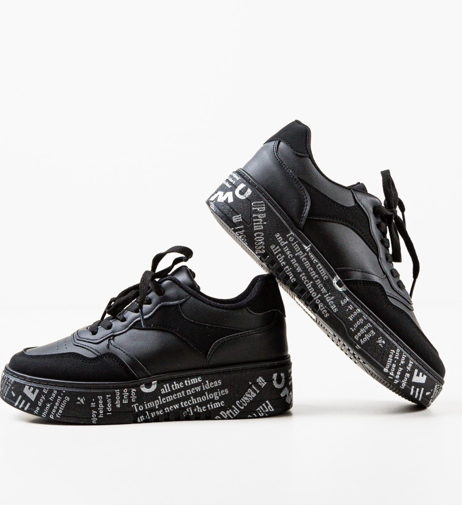Sneakers Dama Diaz Negri | Stil Urban si Confort - imagine 7