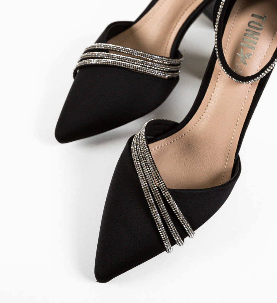 Pantofi cu toc Congo Negri - Eleganță și Stil - imagine 7