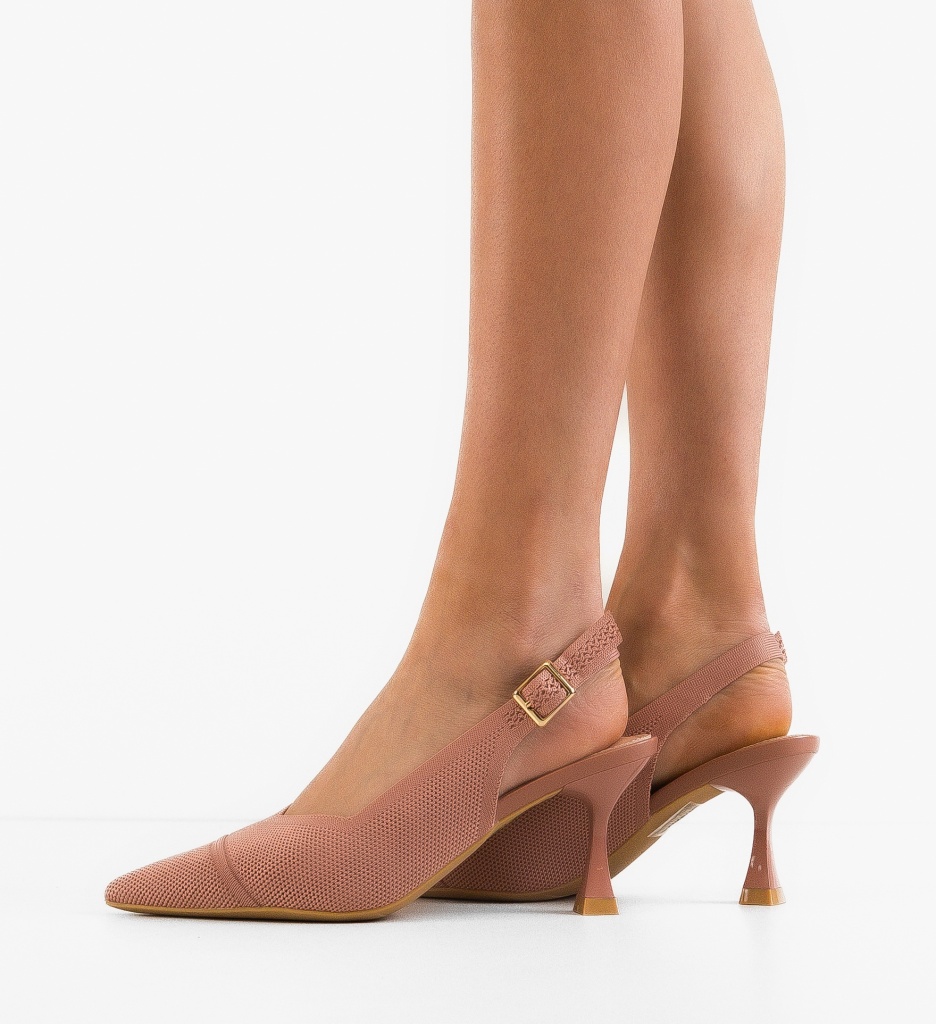 Pantofi Aadam Roz cu Toc - Eleganță Asigurată - imagine 2