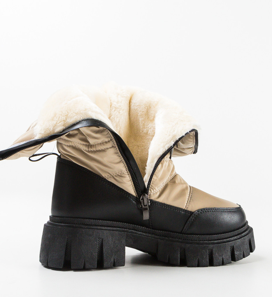Ghete Dama James Khaki - Stil & Confort - imagine 7