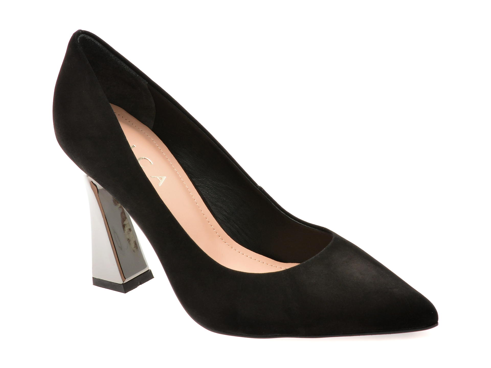 Pantofi Eleganti Epica din Nabuc Negru