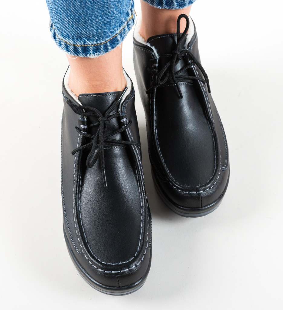 Pantofi Casual Ryhko Negri - Confort și Stil - imagine 3
