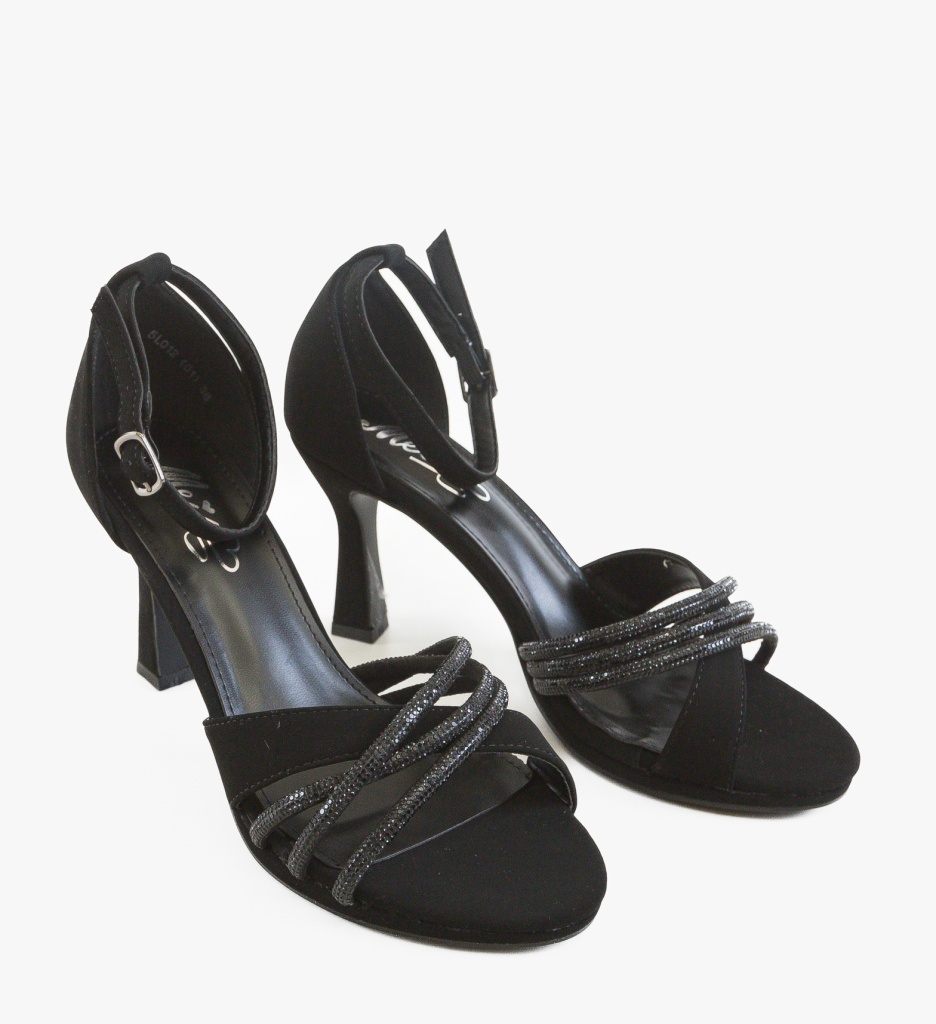 Sandale Dama Annie Negre Elegante - imagine 4