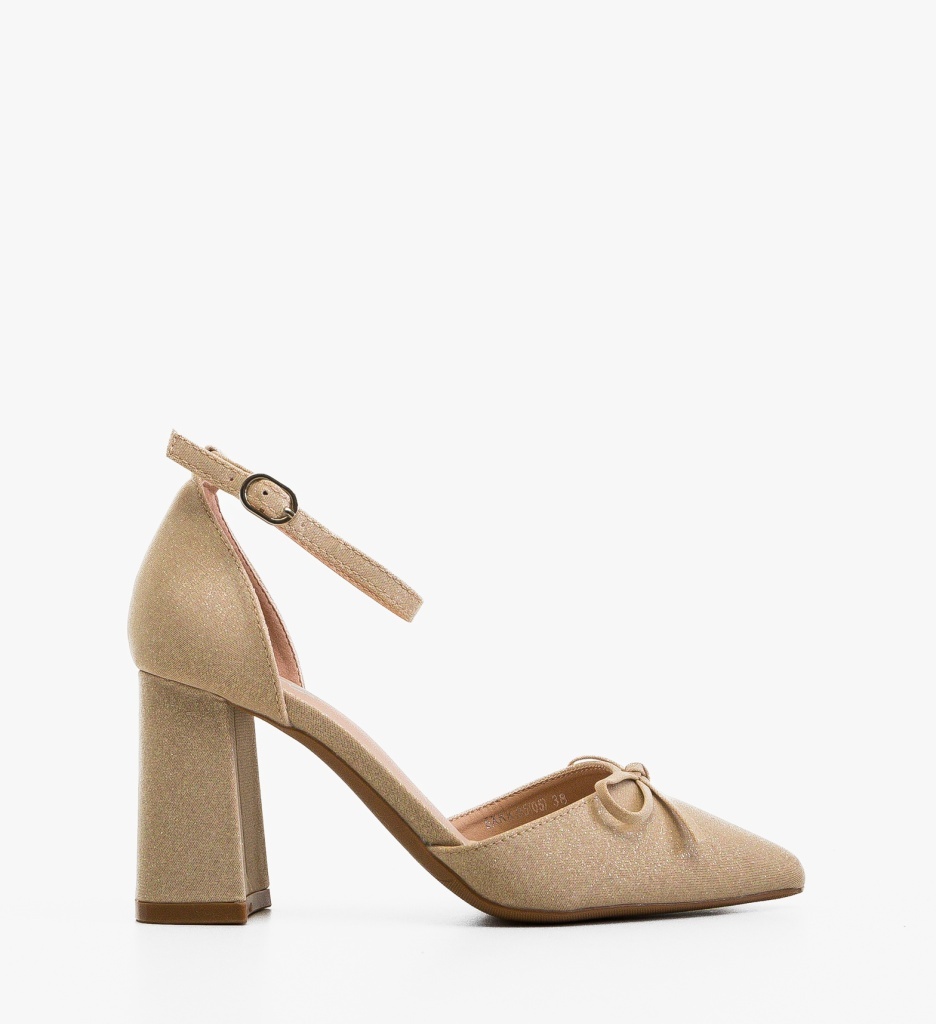Pantofi dama Pierce Aurii | Eleganță și Stil - imagine 6