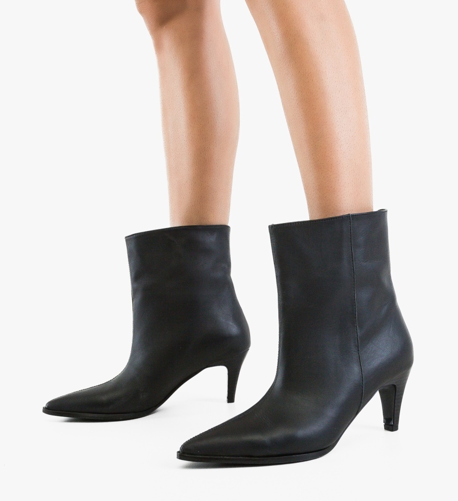Botine Dama Abble Negre | Eleganta si Confort - imagine 5