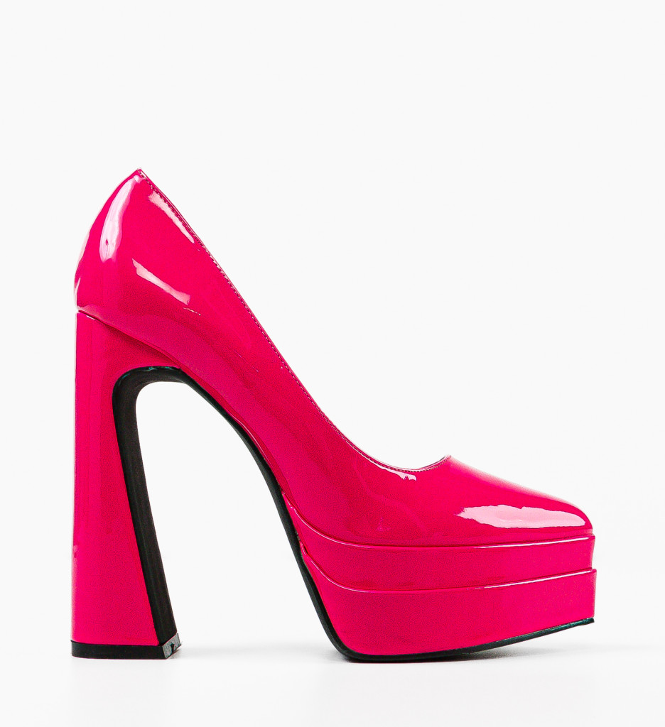 Pantofi Dama Dyscarpe Fuchsia Eleganți - imagine 5