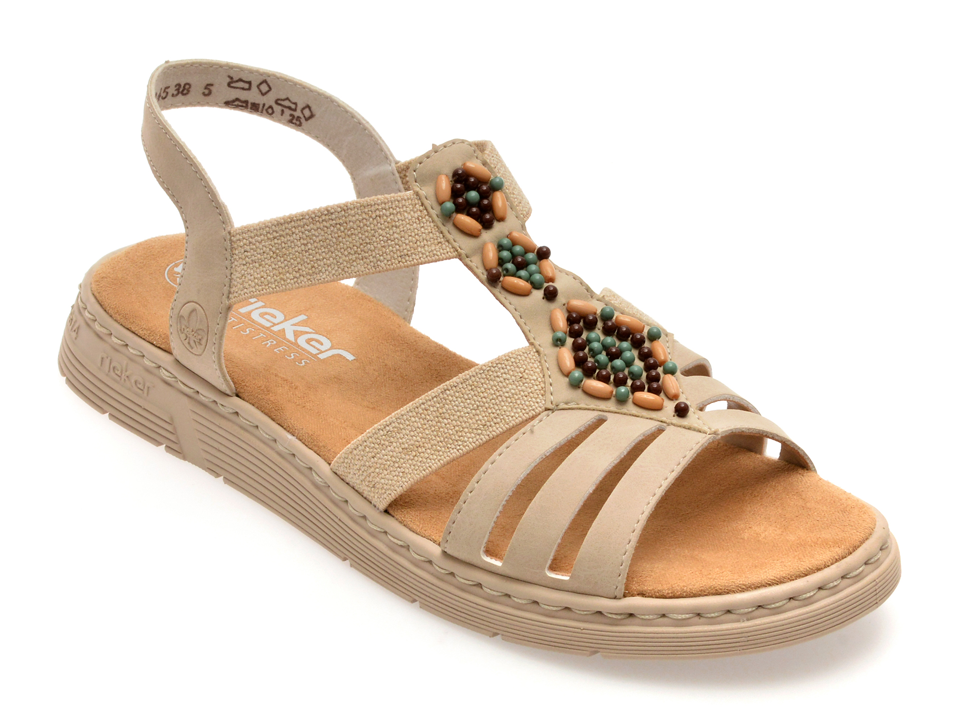Sandale Rieker V9120 Bej | Piele Ecologica
