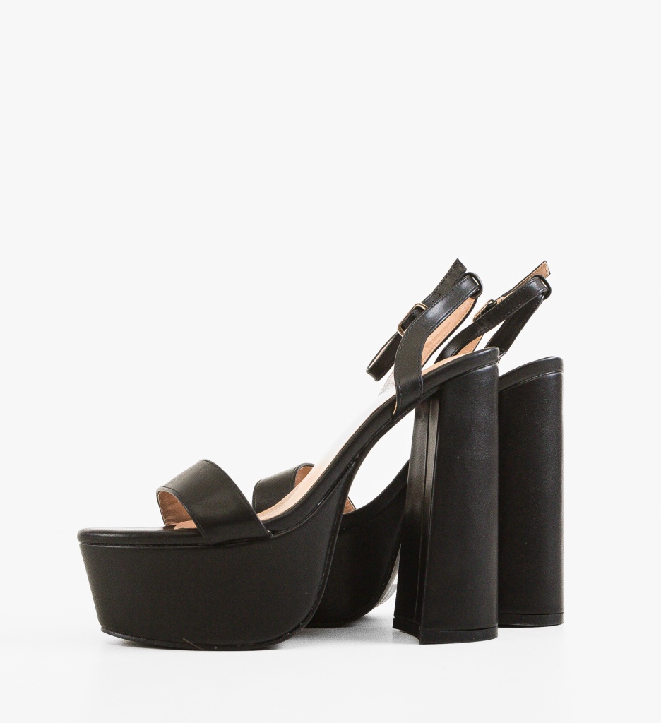 Sandale Toc Moreno Negre - Eleganță și Stil - imagine 5
