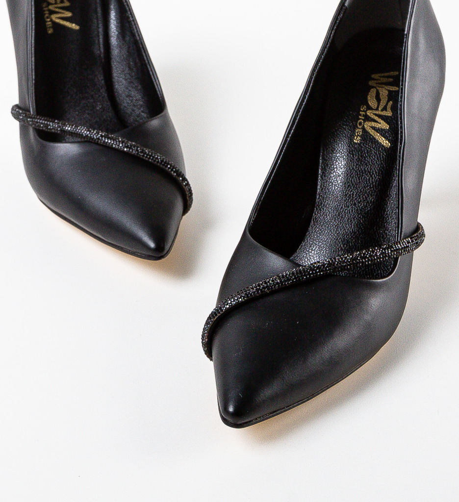 Pantofi Toc Kimol Negri | Stil și Eleganță - imagine 5