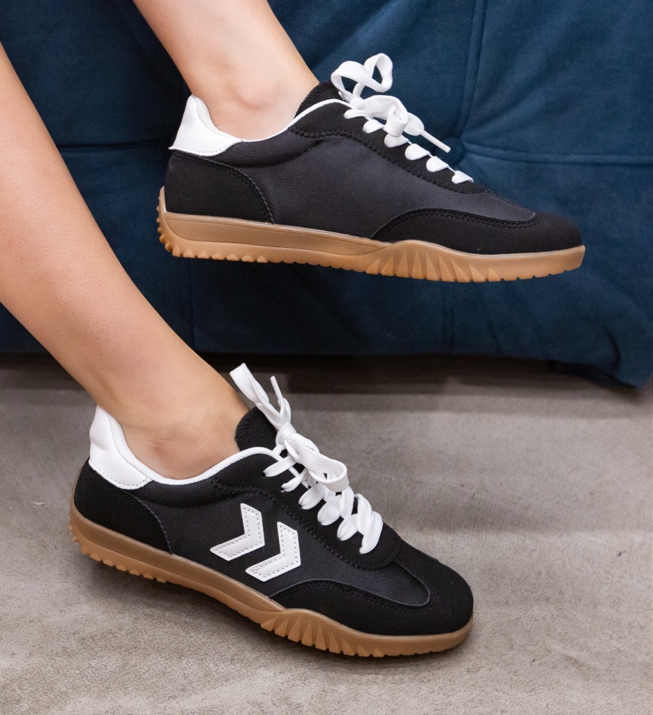 Sneakers Dama Steren Negri • Sport și Confort - imagine 3