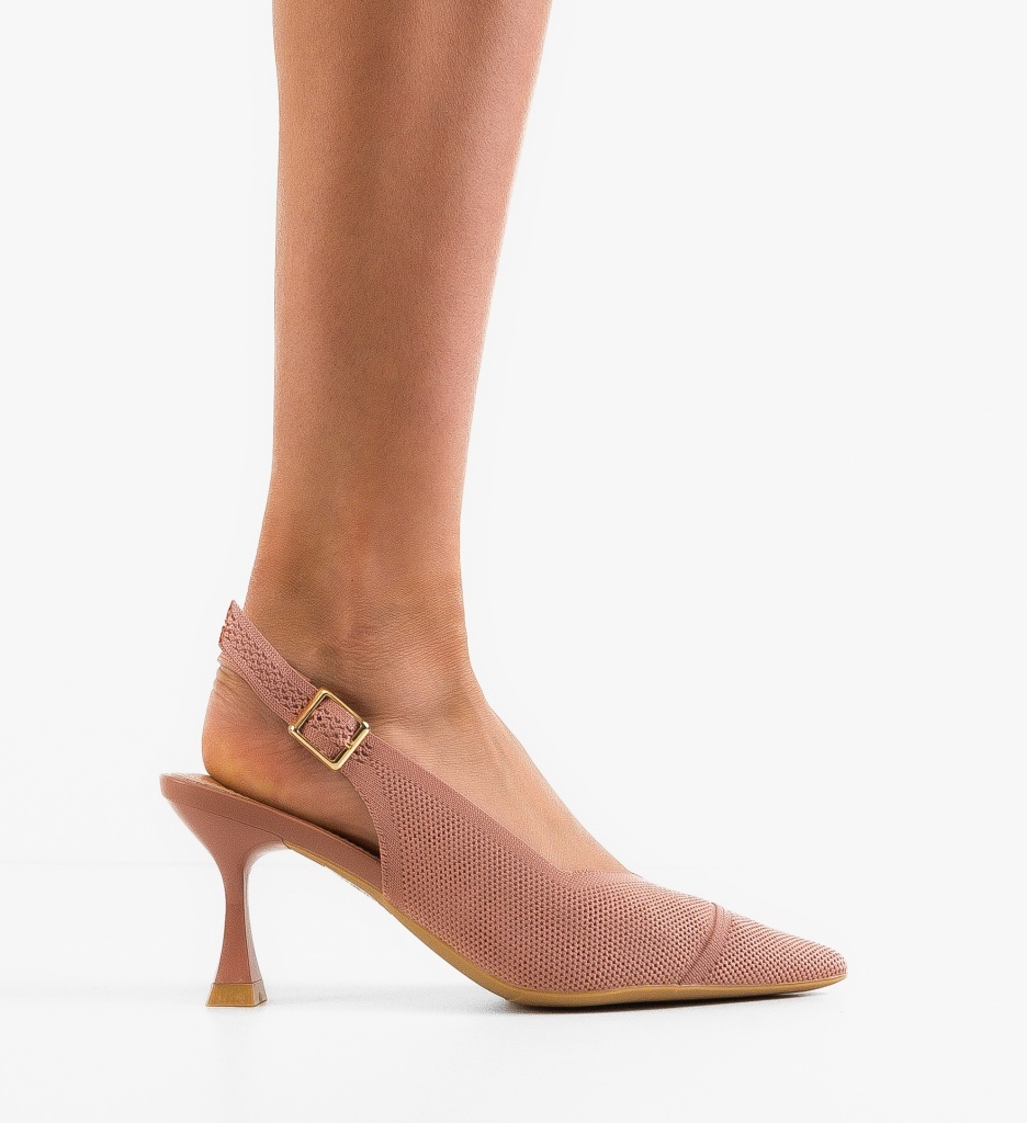 Pantofi Aadam Roz cu Toc - Eleganță Asigurată - imagine 6