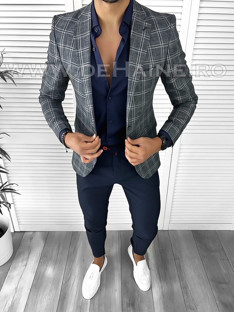 Ținută Smart Casual 3 Piese Slim Fit B9192