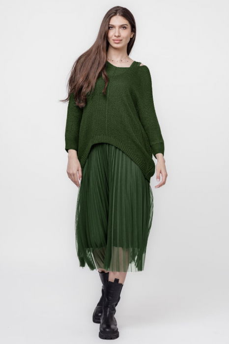Rochie 2 în 1 Shopika cu Tulle Plisat