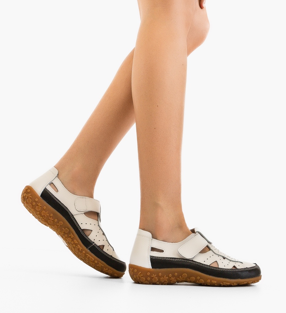 Pantofi Casual Pampy Albi - Confort și Stil - imagine 2