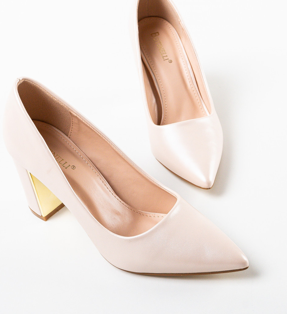Pantofi Sherman Nude - Eleganță și Stil - imagine 5