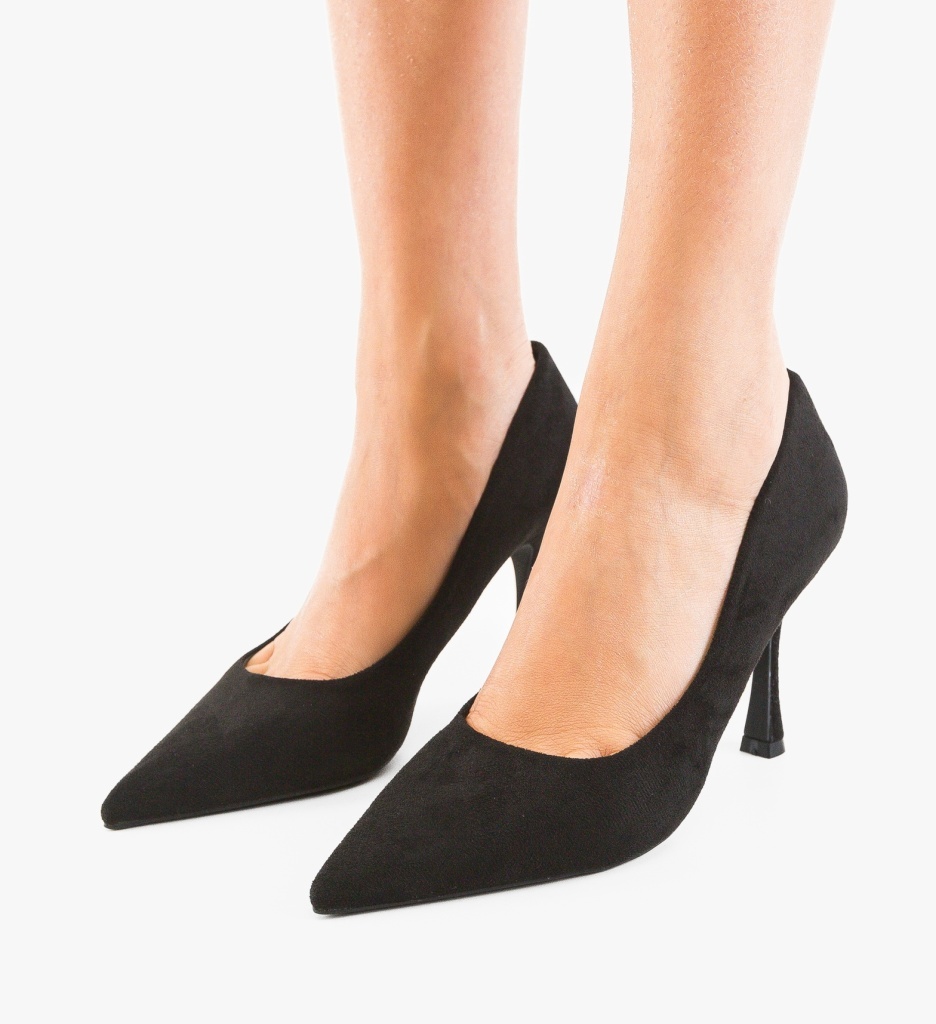 Pantofi Stiletto Negri Dama | Eleganță și Stil