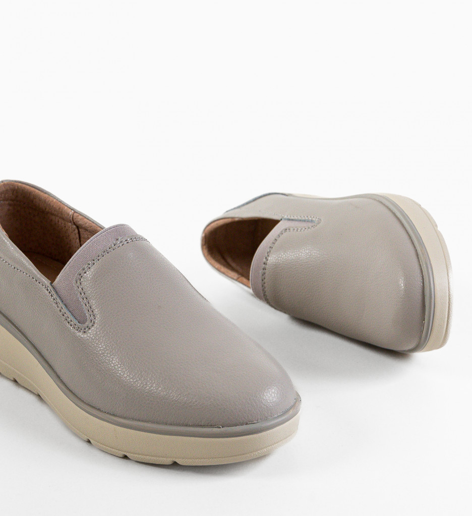 Pantofi Yanam Gri - Confort și Eleganță Casual - imagine 6